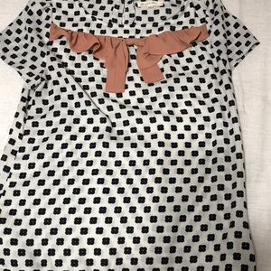 Floral Pattern and bow top, boutique purchase